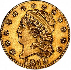 5 dollar 1815 Large Obverse coin