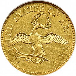 5 dollar 1796 Large Reverse coin