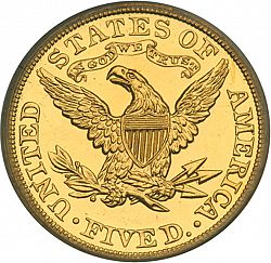5 dollar 1903 Large Reverse coin