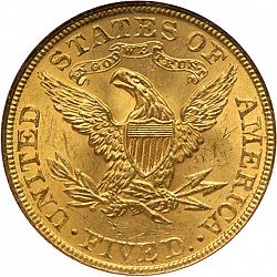 5 dollar 1905 Large Reverse coin