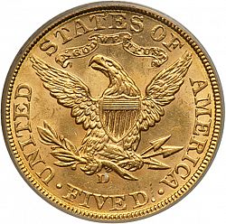 5 dollar 1906 Large Reverse coin