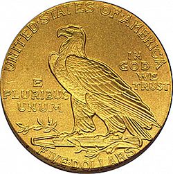 5 dollar 1911 Large Reverse coin