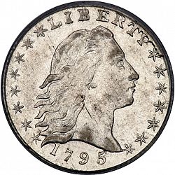 nickel 1795 Large Obverse coin