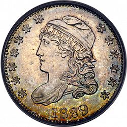 nickel 1829 Large Obverse coin
