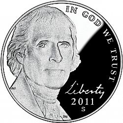 nickel 2011 Large Obverse coin