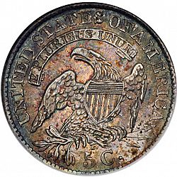 nickel 1833 Large Reverse coin