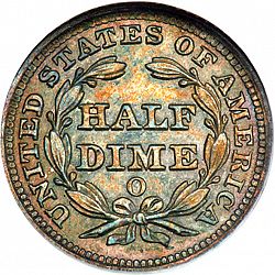 nickel 1856 Large Reverse coin