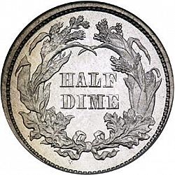 nickel 1860 Large Reverse coin