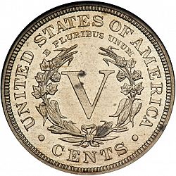 nickel 1898 Large Reverse coin