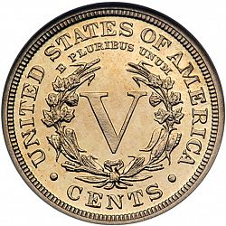 nickel 1900 Large Reverse coin