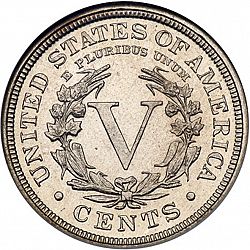 nickel 1902 Large Reverse coin
