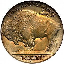 nickel 1921 Large Reverse coin