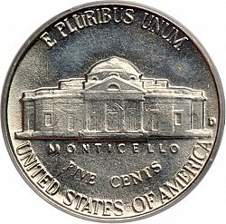 nickel 1955 Large Reverse coin