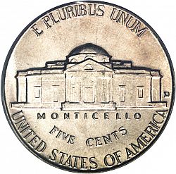 nickel 1959 Large Reverse coin