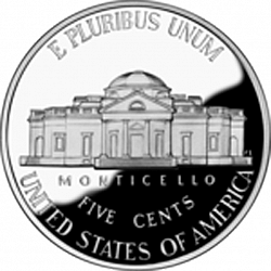nickel 2007 Large Reverse coin