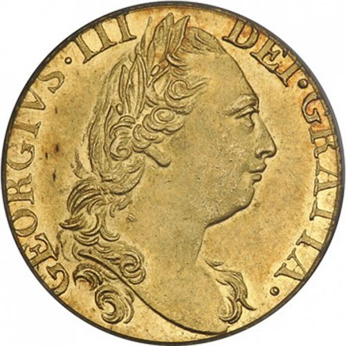Guinea Obverse Image minted in UNITED KINGDOM in 1779 (1760-20 - George III)  - The Coin Database