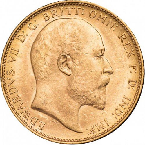 Sovereign Obverse Image minted in UNITED KINGDOM in 1902P (1902-10 - Edward VII)  - The Coin Database