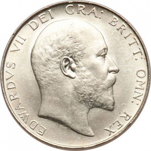 Halfcrown Obverse Image minted in UNITED KINGDOM in 1910 (1902-10 - Edward VII)  - The Coin Database