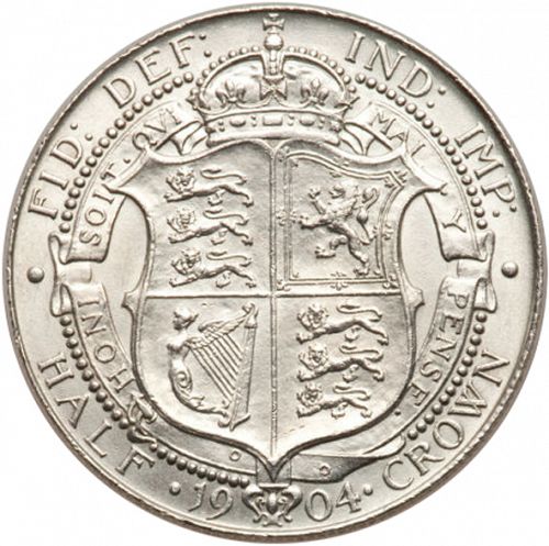 Halfcrown Reverse Image minted in UNITED KINGDOM in 1904 (1902-10 - Edward VII)  - The Coin Database