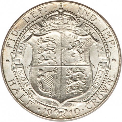 Halfcrown Reverse Image minted in UNITED KINGDOM in 1910 (1902-10 - Edward VII)  - The Coin Database