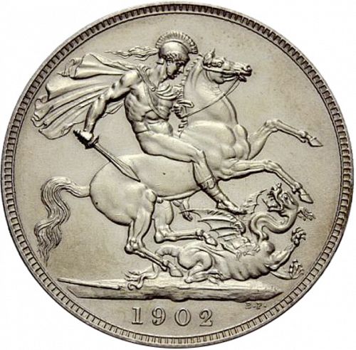 Crown Reverse Image minted in UNITED KINGDOM in 1902 (1902-10 - Edward VII)  - The Coin Database