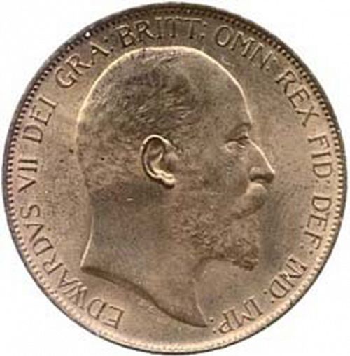 Penny Obverse Image minted in UNITED KINGDOM in 1904 (1902-10 - Edward VII)  - The Coin Database