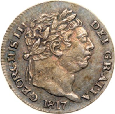 Penny Obverse Image minted in UNITED KINGDOM in 1817 (1760-20 - George III - New coinage)  - The Coin Database