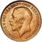 Penny Obverse Image minted in UNITED KINGDOM in 1920 (1910-36  -  George V)  - The Coin Database