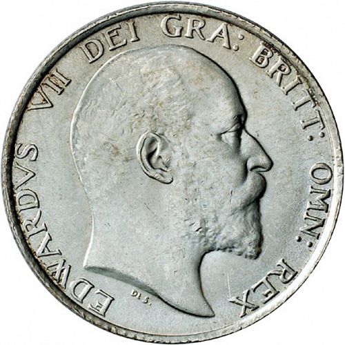 Shilling Obverse Image minted in UNITED KINGDOM in 1902 (1902-10 - Edward VII)  - The Coin Database