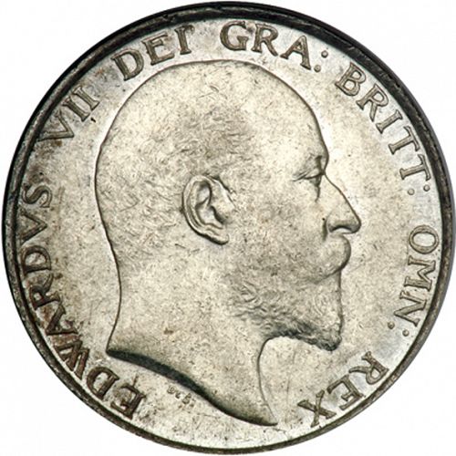 Shilling Obverse Image minted in UNITED KINGDOM in 1903 (1902-10 - Edward VII)  - The Coin Database