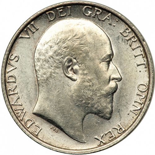 Shilling Obverse Image minted in UNITED KINGDOM in 1906 (1902-10 - Edward VII)  - The Coin Database