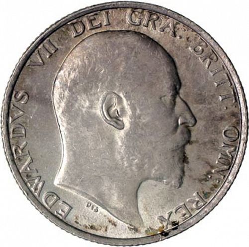 Shilling Obverse Image minted in UNITED KINGDOM in 1910 (1902-10 - Edward VII)  - The Coin Database