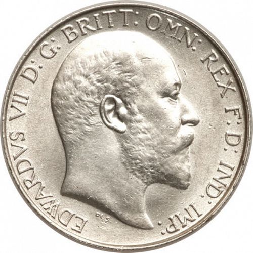 Florin Obverse Image minted in UNITED KINGDOM in 1905 (1902-10 - Edward VII)  - The Coin Database