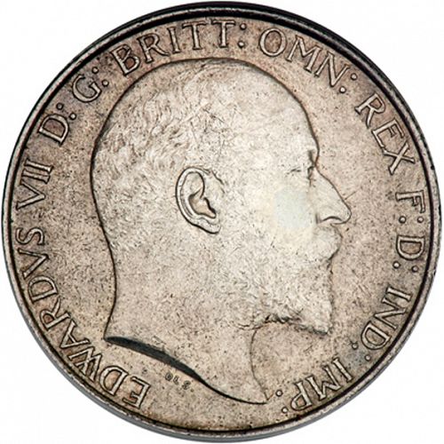Florin Obverse Image minted in UNITED KINGDOM in 1908 (1902-10 - Edward VII)  - The Coin Database