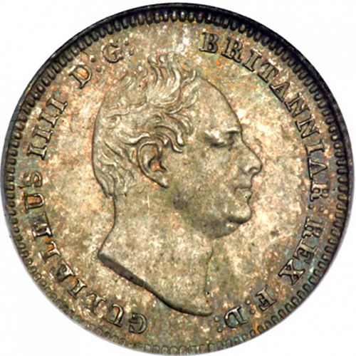 Groat Obverse Image minted in UNITED KINGDOM in 1837 (1830-37 - William IV)  - The Coin Database