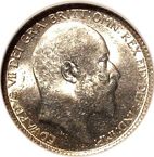 Sixpence Obverse Image minted in UNITED KINGDOM in 1910 (1902-10 - Edward VII)  - The Coin Database