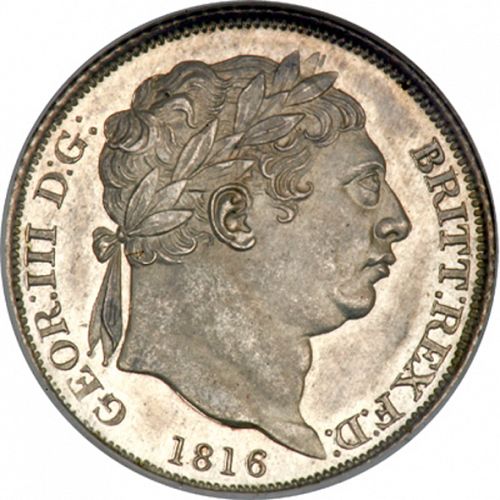 Sixpence Obverse Image minted in UNITED KINGDOM in 1816 (1760-20 - George III - New coinage)  - The Coin Database