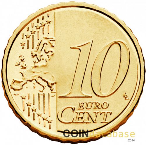 10 cent Reverse Image minted in CYPRUS in 2015 (1st Series)  - The Coin Database