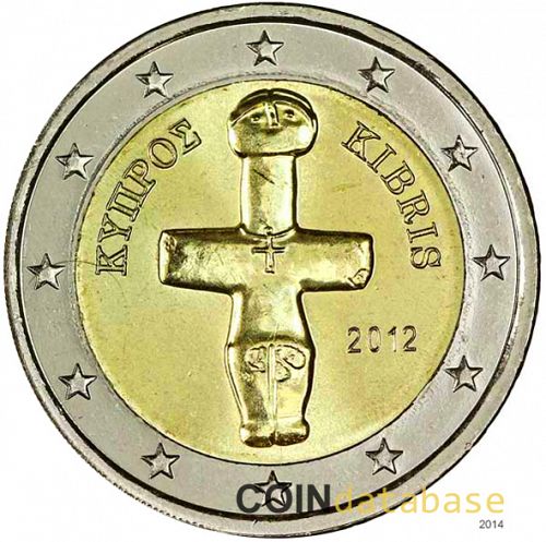 2 € Obverse Image minted in CYPRUS in 2012 (1st Series)  - The Coin Database