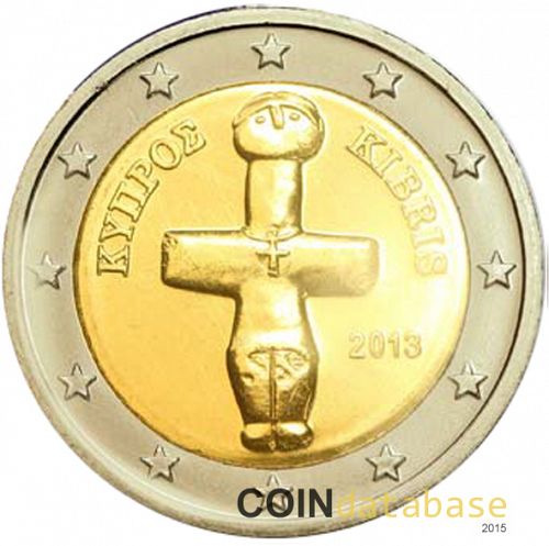 2 € Obverse Image minted in CYPRUS in 2013 (1st Series)  - The Coin Database