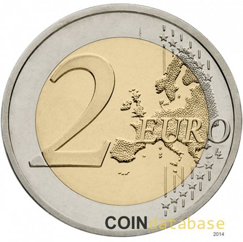 2 € Reverse Image minted in CYPRUS in 2010 (1st Series)  - The Coin Database