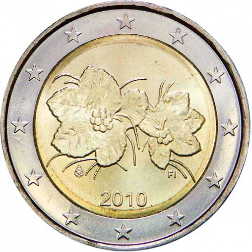 2 € Obverse Image minted in FINLAND in 2010 (3rd Series - Mint Mark moved)  - The Coin Database