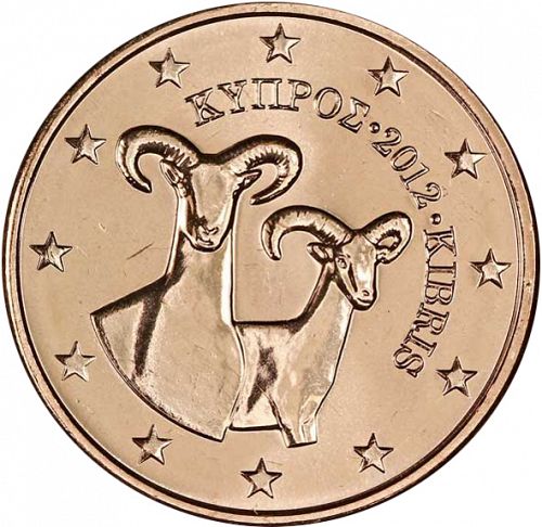 5 cent Obverse Image minted in CYPRUS in 2012 (1st Series)  - The Coin Database