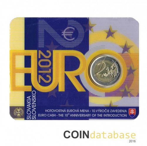 Set Obverse Image minted in SLOVAKIA in 2012 (2€ Coincard BU)  - The Coin Database
