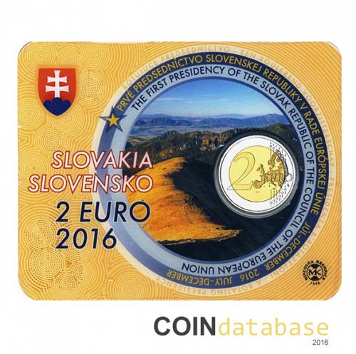 Set Obverse Image minted in SLOVAKIA in 2016 (2€ Coincard BU)  - The Coin Database