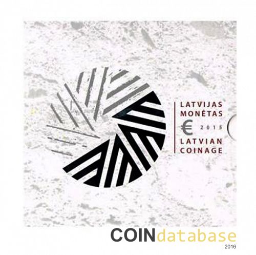 Set Obverse Image minted in LATVIA in 2015 (Annual Mint Sets BU)  - The Coin Database