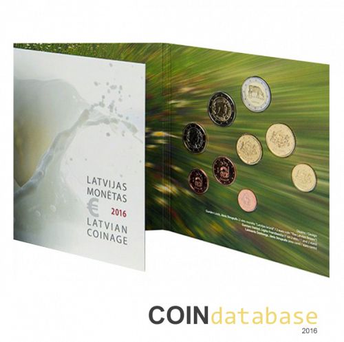 Set Reverse Image minted in LATVIA in 2016 (Annual Mint Sets BU)  - The Coin Database