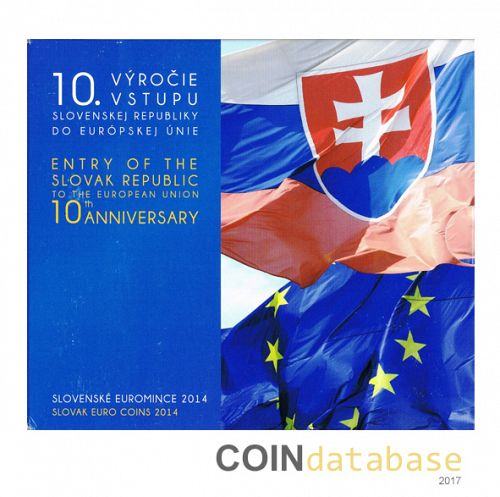 Set Obverse Image minted in SLOVAKIA in 2014 (Annual Mint Sets  with 2€ commemorative BU)  - The Coin Database