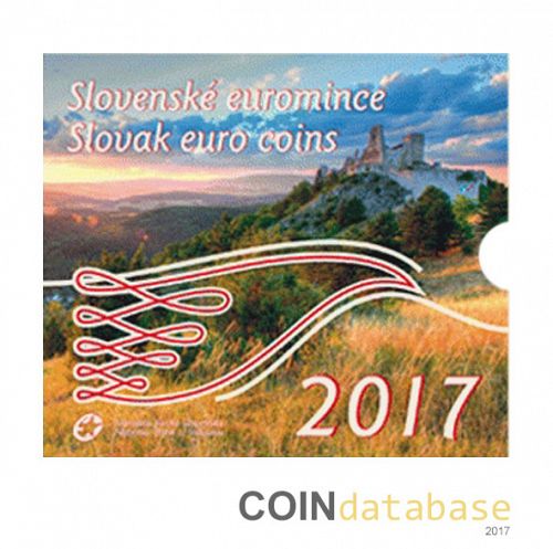 Set Obverse Image minted in SLOVAKIA in 2017 (Annual Mint Sets BU)  - The Coin Database