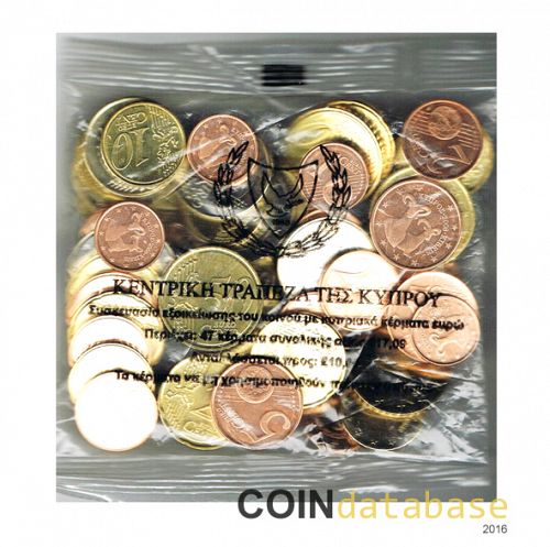 Set Obverse Image minted in CYPRUS in 2008 (Starter pack)  - The Coin Database